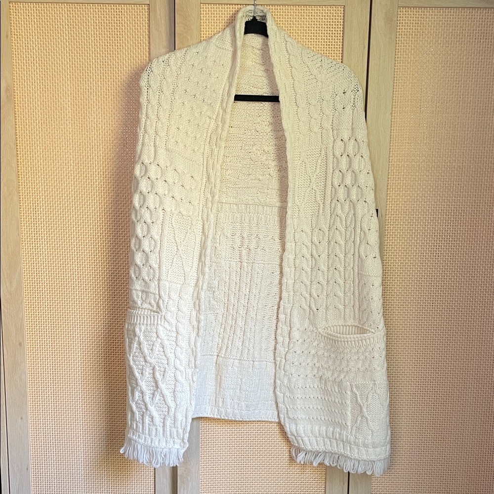 Beautiful Irish Merino Wool Shawl